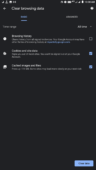 clear browsing cache on chrome mobile app