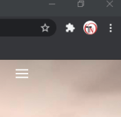 three dots option on Chrome browser