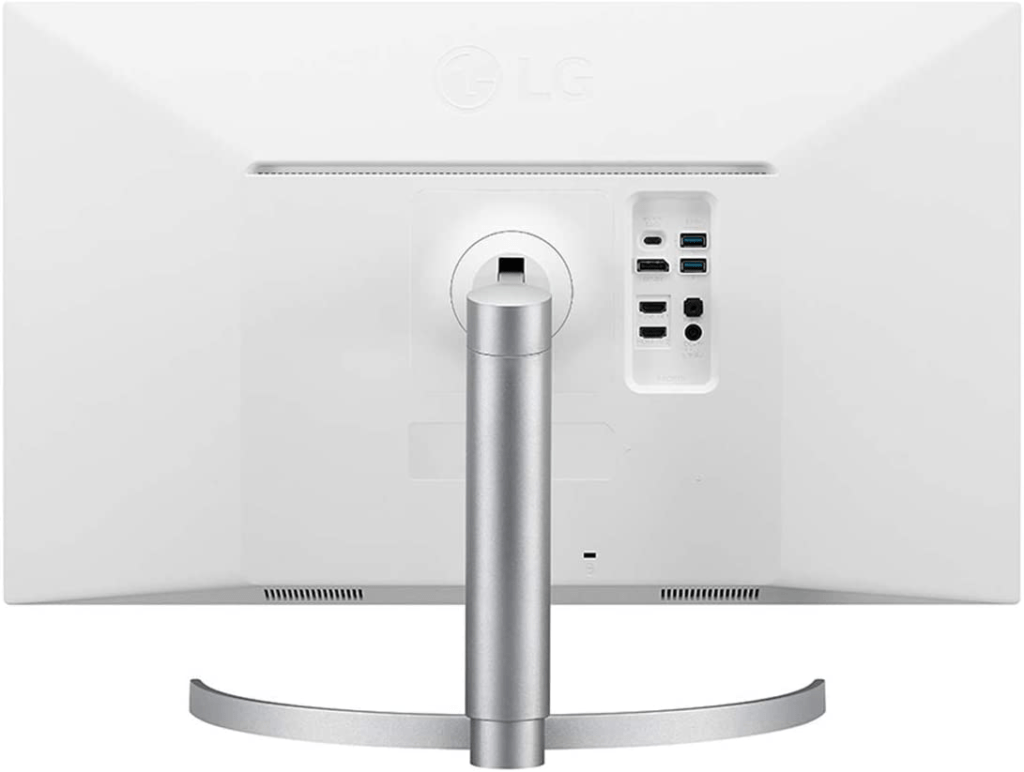 LG 27UL850-W Back-side view
