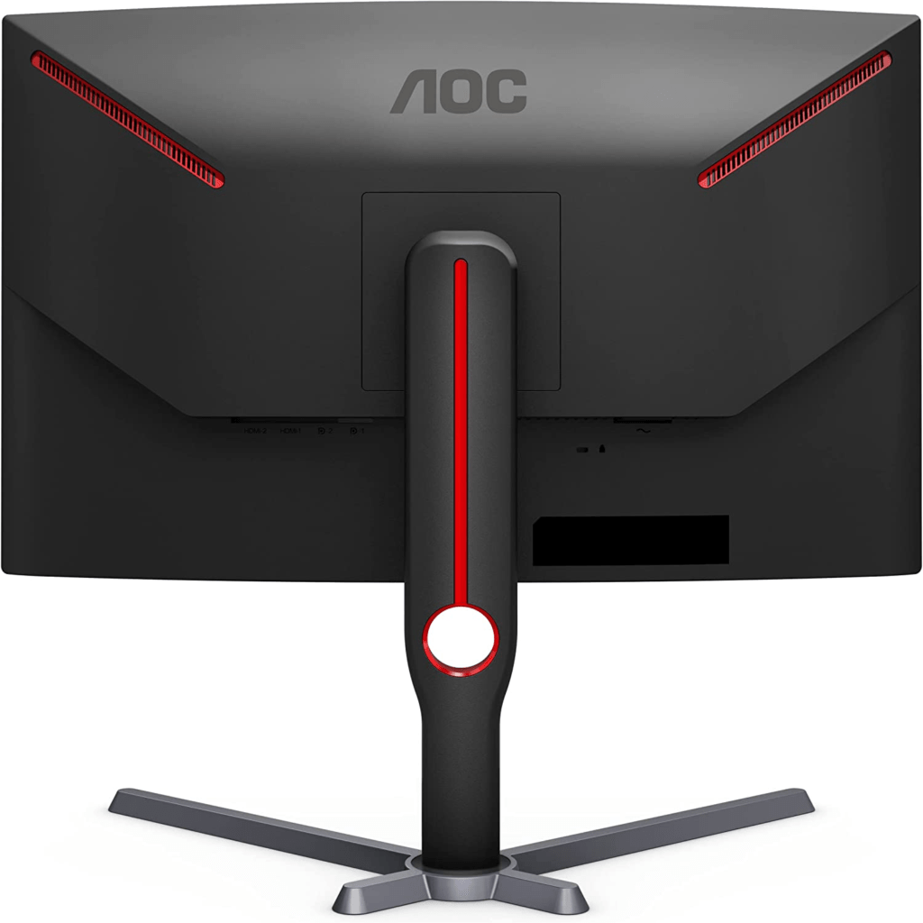 AOC CQ27G3S Back-side view