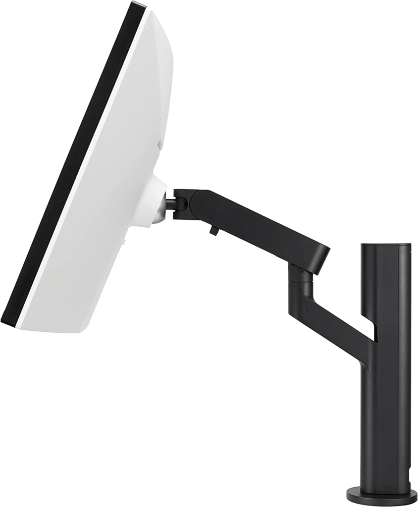 LG 38WQ88C-W side view