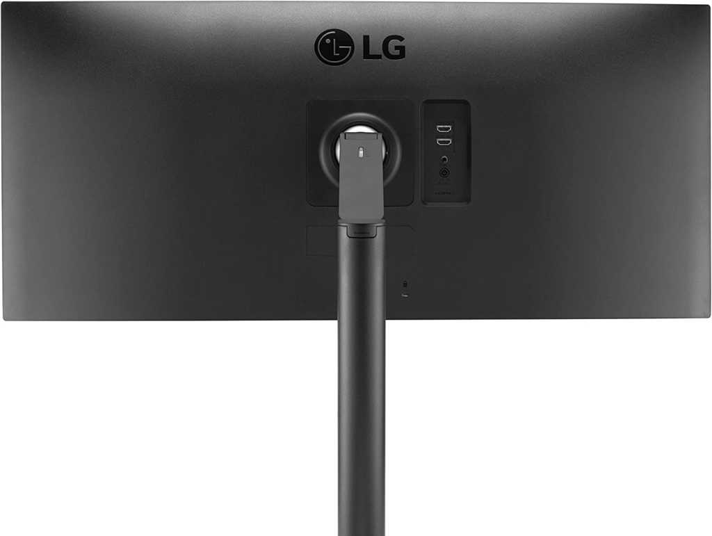 LG 34WP580-B Back-side view