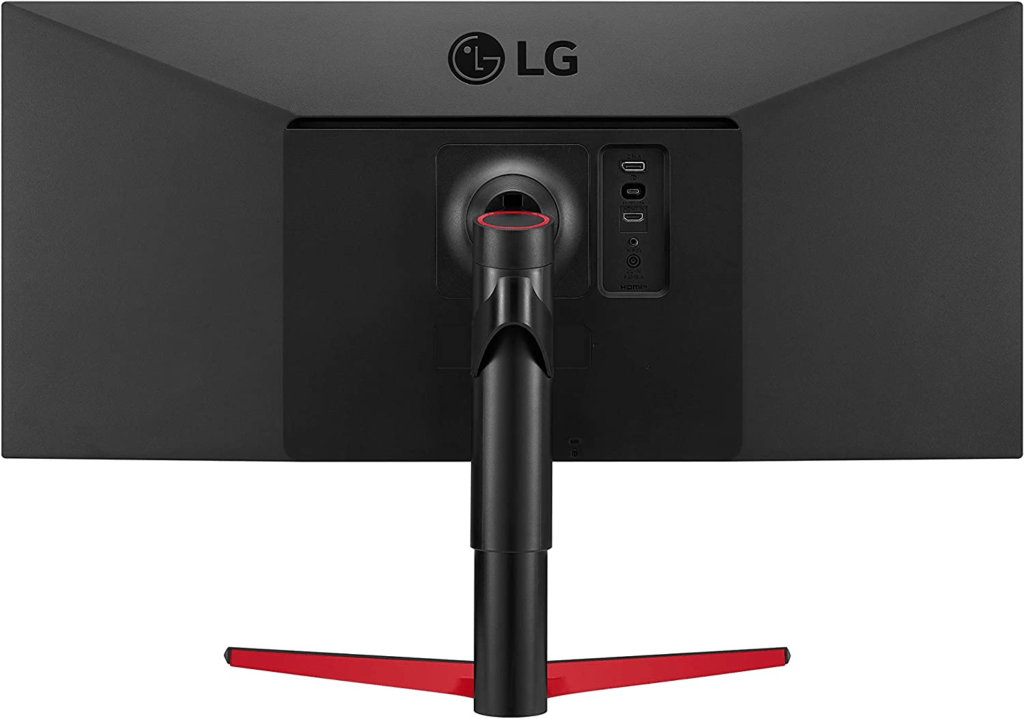 LG 29WP60G-B Back-side view