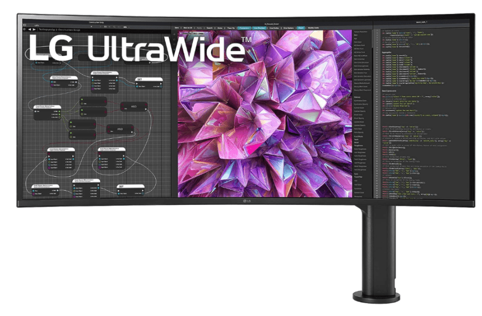 LG 38WQ88C-W Front View